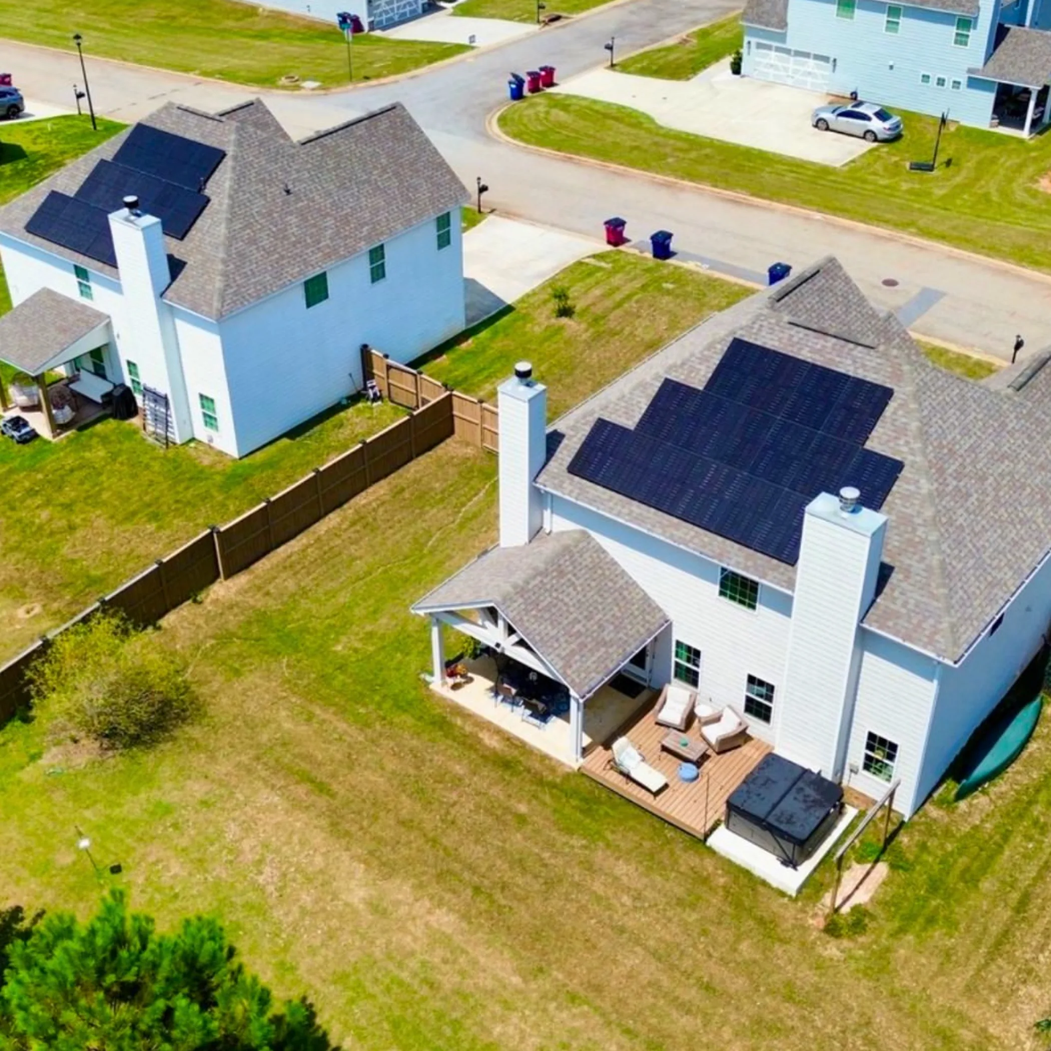 residential solar panel arrays